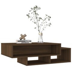Kafijas galdiņš, brūns ozols, 105x55x32cm, apstrādāts koks cena un informācija | Žurnālgaldiņi | 220.lv
