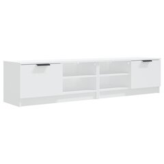 TV skapji, 2gab., balts, 80x35x36,5cm, koks cena un informācija | TV galdiņi | 220.lv