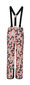 Icepeak ziemas bikses bērniem LYCHEN JR, koraļļu krāsā ar rakstu cena un informācija | Ziemas apģērbs bērniem | 220.lv