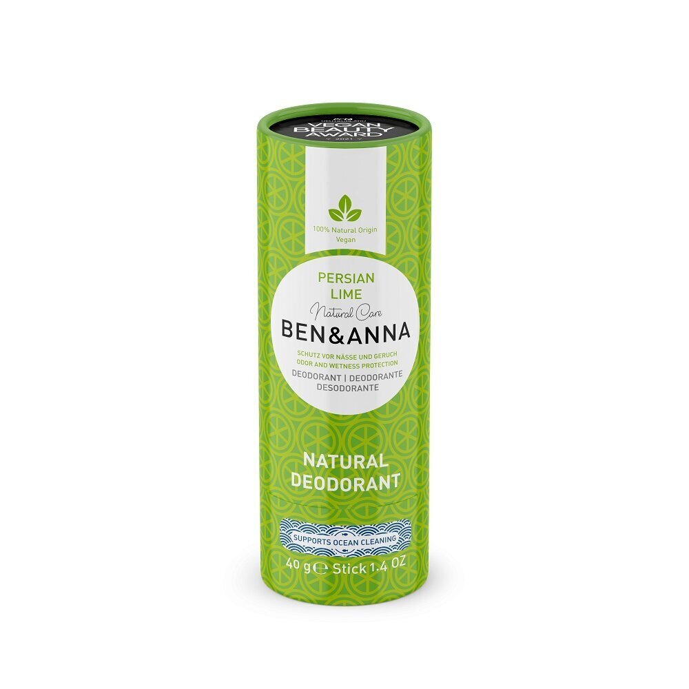 Zīmuļveida dezodorants Ben & Anna Natural Dezodorant Persian Lime, 40 g цена и информация | Dezodoranti | 220.lv