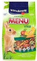 Базовый корм для кроликов Vitakraft Menu, 1 кг цена и информация | Корм для грызунов | 220.lv