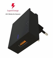 Swissten Premium 22.5W Huawei Super Fast Charge lādētājs 5V / 4.5A (FCP) melns cena un informācija | Lādētāji un adapteri | 220.lv