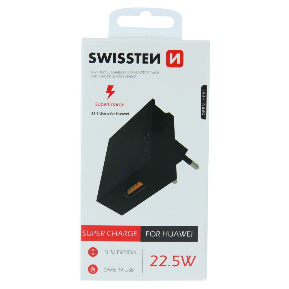 Swissten Premium SW-HU-SFC-BK цена и информация | Lādētāji un adapteri | 220.lv