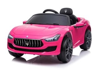 Maserati Ghibli, rozā 12v, vienvietīgs цена и информация | Электромобили для детей | 220.lv
