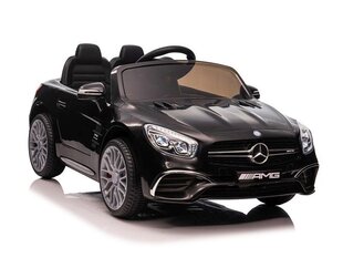 Mercedes SL63 AMG melns 12v cena un informācija | Bērnu elektroauto | 220.lv