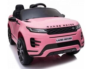 Vienvietīgs Land Rover, Range Rover Evoque 12v ar mūzikas moduli rozā цена и информация | Электромобили для детей | 220.lv