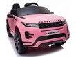 Vienvietīgs Land Rover, Range Rover Evoque 12v ar mūzikas moduli rozā цена и информация | Bērnu elektroauto | 220.lv