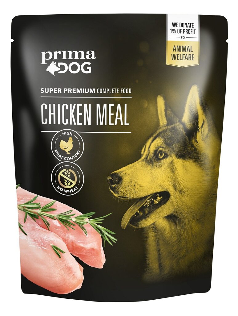 Konservi suņiem ar vistas gaļu, PrimaDog Chicken Meal, 600 g цена и информация | Konservi suņiem | 220.lv