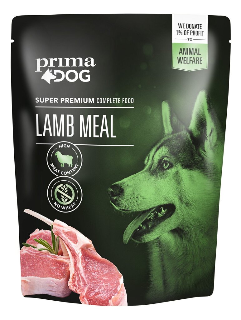 Konservi suņiem ar jēra gaļu, PrimaDog Lamb Meal, 260 g цена и информация | Konservi suņiem | 220.lv