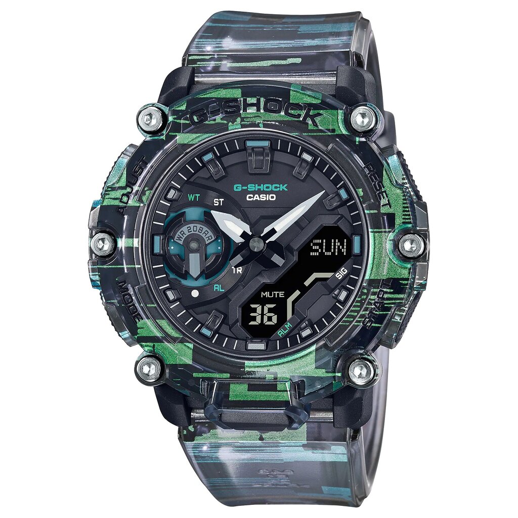 Pulkstenis Casio G-Shock GA-2200NN-1AER cena un informācija | Vīriešu pulksteņi | 220.lv