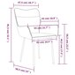 Ēdamistabas krēsli, 2 gab., rozā, samta cena un informācija | Virtuves un ēdamistabas krēsli | 220.lv