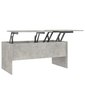 Kafijas galdiņš, betona pelēks, 102x50,5x46,5cm, koka cena un informācija | Žurnālgaldiņi | 220.lv