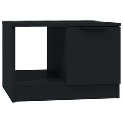 Kafijas galdiņš, melns, 50x50x36cm, apstrādāta koksne cena un informācija | Žurnālgaldiņi | 220.lv