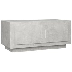 Kafijas galdiņš, betona pelēks, 102x50x45cm, apstrādāta koksne cena un informācija | Žurnālgaldiņi | 220.lv