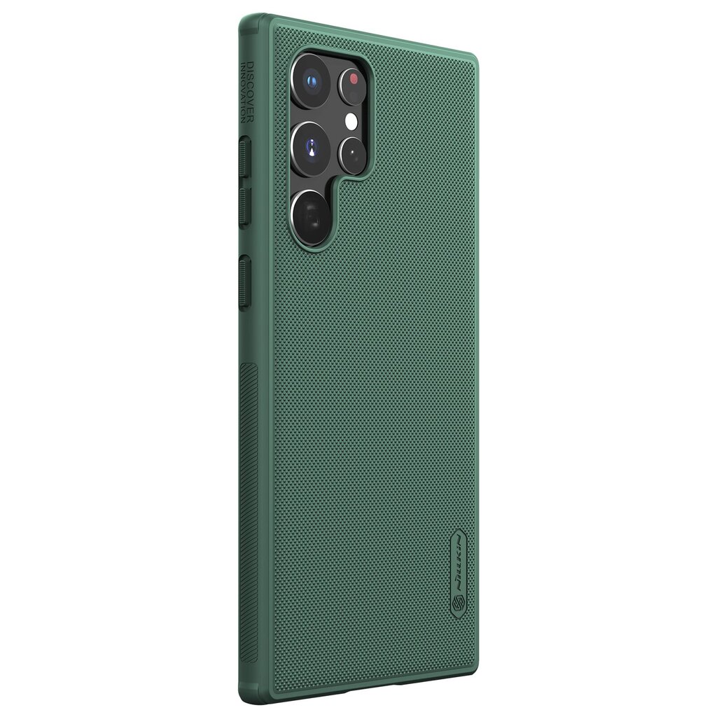 Nillkin Super Frosted PRO Back Cover for Samsung Galaxy S22 Ultra Deep Green cena un informācija | Telefonu vāciņi, maciņi | 220.lv