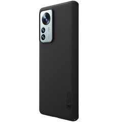 Nillkin Super Frosted Back Cover for Xiaomi 12 Pro Black cena un informācija | Telefonu vāciņi, maciņi | 220.lv