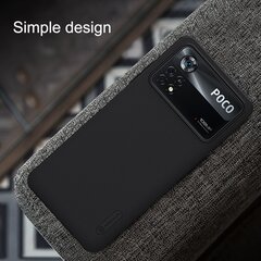 Nillkin Super Frosted Back Cover for Poco X4 Pro 5G Black cena un informācija | Telefonu vāciņi, maciņi | 220.lv