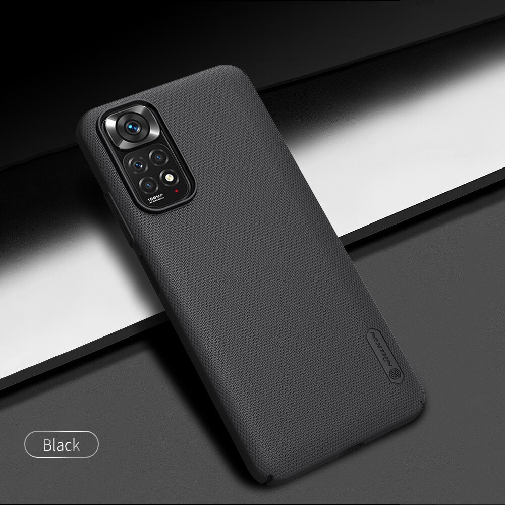 Nillkin Super Frosted Back Cover for Xiaomi Redmi Note 11S Black cena un informācija | Telefonu vāciņi, maciņi | 220.lv