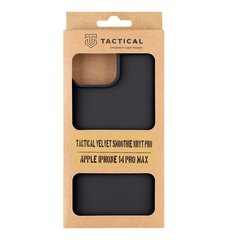 Чехол Tactical Velvet Smoothie для Apple iPhone 14 Pro Max, чёрный цена и информация | Чехлы для телефонов | 220.lv
