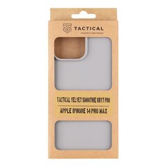 Чехол Tactical Velvet Smoothie для Apple iPhone 14 Pro Max, серый цена и информация | Чехлы для телефонов | 220.lv
