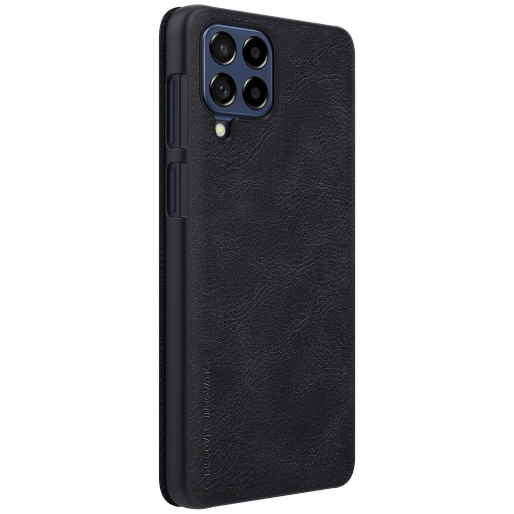 Nillkin Qin Book Case for Samsung Galaxy M53 5G Black cena un informācija | Telefonu vāciņi, maciņi | 220.lv