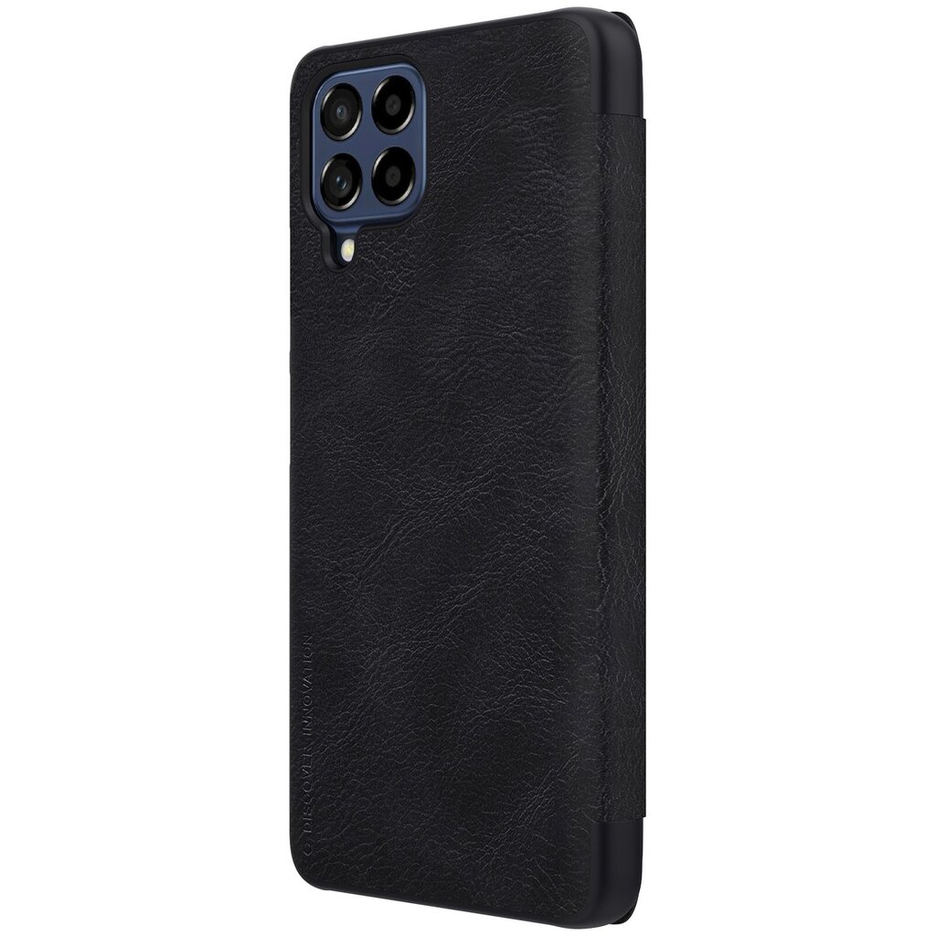 Nillkin Qin Book Case for Samsung Galaxy M53 5G Black cena un informācija | Telefonu vāciņi, maciņi | 220.lv