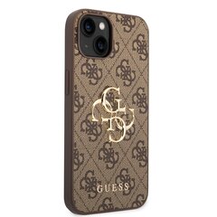 Guess PU 4G Metal Logo Case для iPhone 14 Plus Brown цена и информация | Чехлы для телефонов | 220.lv