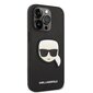 Karl Lagerfeld PU Saffiano Karl Head Case for iPhone 14 Pro Max Black cena un informācija | Telefonu vāciņi, maciņi | 220.lv
