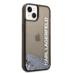 Karl Lagerfeld Translucent Liquid Glitter Case for iPhone 14 Plus Black cena un informācija | Telefonu vāciņi, maciņi | 220.lv