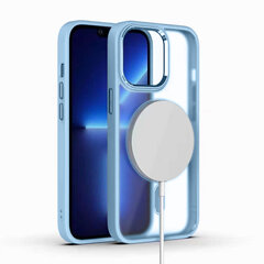 Чехол для телефона Hard Case Matte Apple iPhone 13, support MagSafe, sky blue цена и информация | Чехлы для телефонов | 220.lv