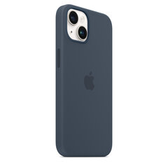 iPhone 14 Silikona vāciņš ar MagSafe - Storm Blue cena un informācija | Telefonu vāciņi, maciņi | 220.lv