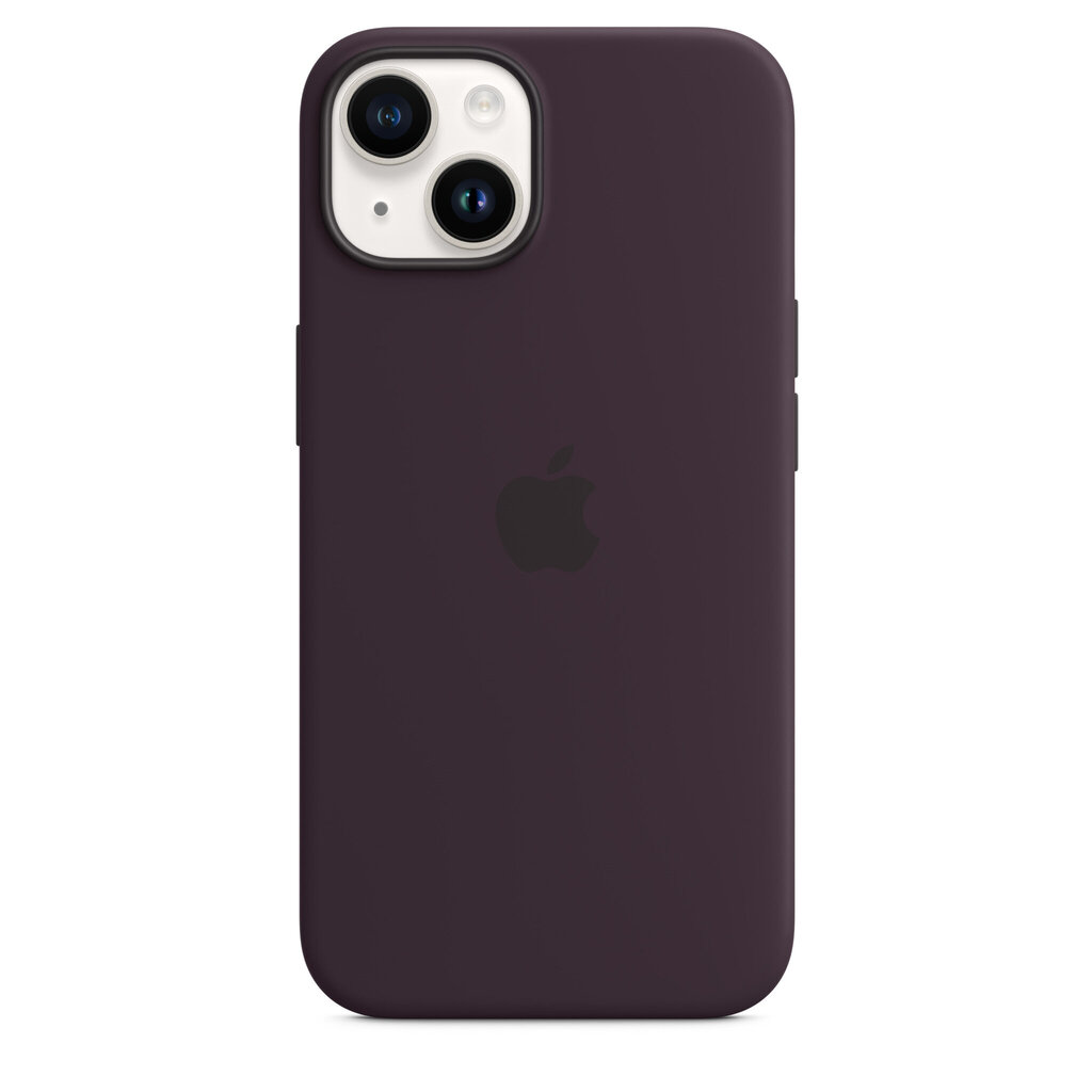 Phone 14 Silikona vāciņš ar MagSafe - Elderberry cena un informācija | Telefonu vāciņi, maciņi | 220.lv
