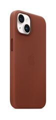 Apple Leather Case MagSafe MPP73ZM/A Umber cena un informācija | Telefonu vāciņi, maciņi | 220.lv