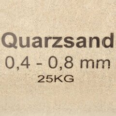 Smiltis filtram, 25kg, 0.4-0.8mm цена и информация | Nav norādīts Досуг | 220.lv