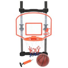 Bērnu basketbola komplekts durvīm, regulējams цена и информация | Баскетбольные щиты | 220.lv