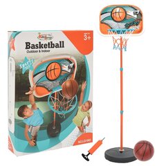 Pārnēsājams basketbola komplekts, 133-160cm, regulējams цена и информация | Баскетбольные стойки | 220.lv