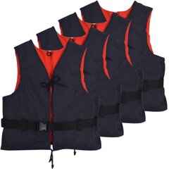 Glābšanas vestes, 4gab., tumši zilas, 50 n, 30-50 kg цена и информация | Cпасательные жилеты и другие предметы безопасности | 220.lv