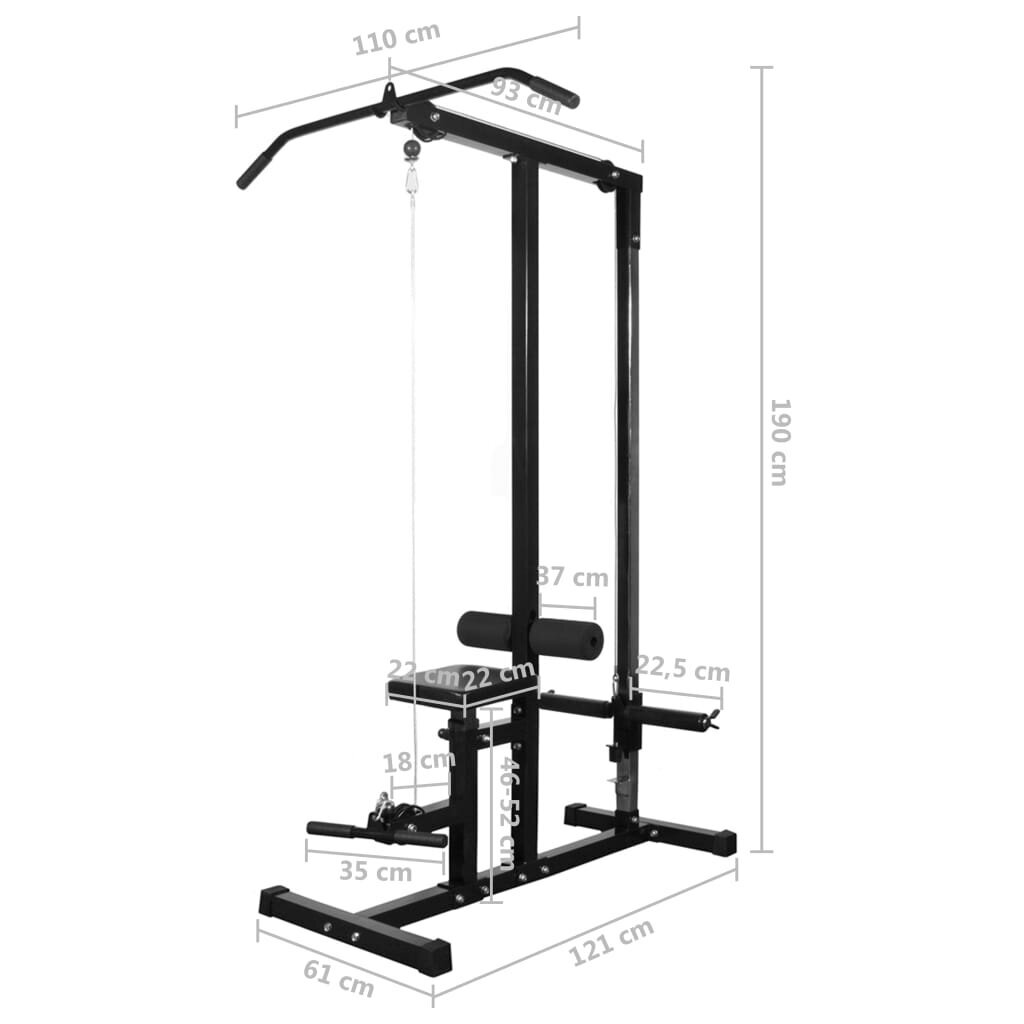 Stiprības simulators ar atsvariem, 40 kg cena un informācija | Svari, hanteles, stieņi | 220.lv