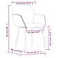 Ēdamistabas krēsli, 2gab., rozā, samta цена и информация | Virtuves un ēdamistabas krēsli | 220.lv