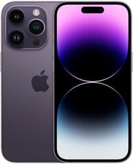 Apple iPhone 14 Pro 256GB Deep Purple MQ1F3PX/A cena un informācija | Mobilie telefoni | 220.lv