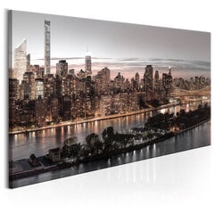Glezna - Manhattan at Twilight 120x60 cm cena un informācija | Gleznas | 220.lv