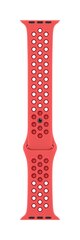 Apple Nike Sport Band Bright Crimson/Gym Red cena un informācija | Viedpulksteņu un viedo aproču aksesuāri | 220.lv
