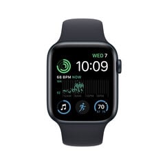 Смарт-часы Apple Watch SE2nd Gen GPS 44 мм, алюминиевый корпус Midnight , ремешок Midnight Sport Band - MNK03UL/A цена и информация | Смарт-часы (smartwatch) | 220.lv