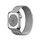 Apple Watch Series 8 GPS + Cellular 41mm Silver Stainless Steel Case ,Silver Milanese Loop MNJ83UL/A cena un informācija | Viedpulksteņi (smartwatch) | 220.lv