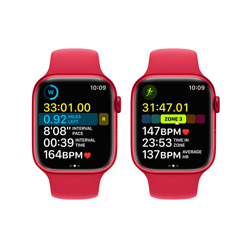 Apple Watch Series 8 41mm Red Aluminum/Red Sport Band цена и информация | Viedpulksteņi (smartwatch) | 220.lv