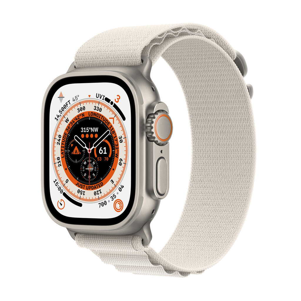 Apple Watch Ultra Starlight Alpine Loop cena un informācija | Viedpulksteņi (smartwatch) | 220.lv