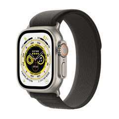 Apple Watch Ultra GPS + Cellular, 49mm Titanium Case ,Black/Gray Trail Loop - S/M MQFW3EL/A LV-EE cena un informācija | Viedpulksteņi (smartwatch) | 220.lv