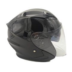 Motorollera ķivere BHR DOUBLE, Melnā krāsā + bezmaksas dāvana цена и информация | Шлемы для мотоциклистов | 220.lv