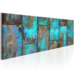 Glezna - Metal Mosaic: Blue 120x40 cm cena un informācija | Gleznas | 220.lv