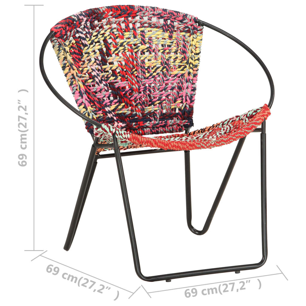 Apaļš krēsls, dažādas krāsas, chindi audums цена и информация | Virtuves un ēdamistabas krēsli | 220.lv